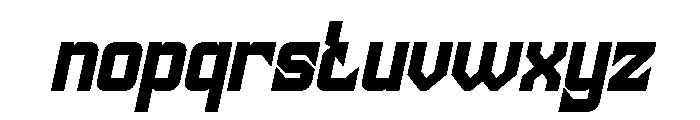 Universe Protector Bold Italic Font LOWERCASE