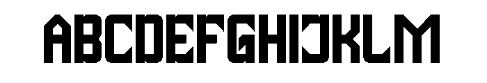 Universe Protector Bold Font UPPERCASE