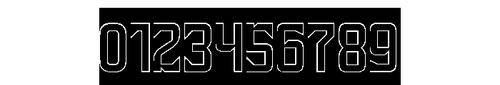 Universe Protector-Hollow-Inver Font OTHER CHARS
