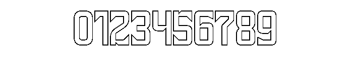 Universe Protector-Hollow Font OTHER CHARS