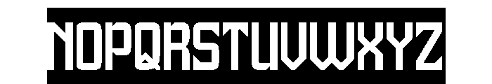 Universe Protector-Inverse Font UPPERCASE