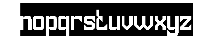 Universe Protector-Inverse Font LOWERCASE