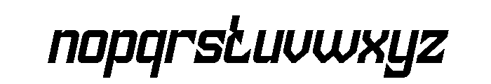 Universe Protector Italic Font LOWERCASE
