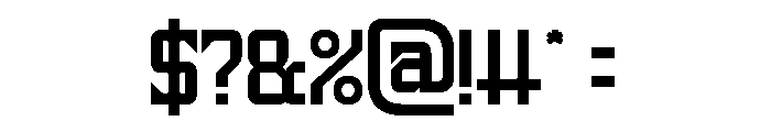 Universe Protector Font OTHER CHARS