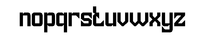 Universe Protector Font LOWERCASE
