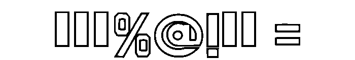 University Classic Regular Font OTHER CHARS