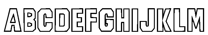 University Classic Regular Font UPPERCASE