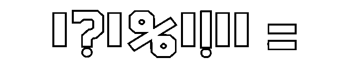 University Pride Regular Font OTHER CHARS
