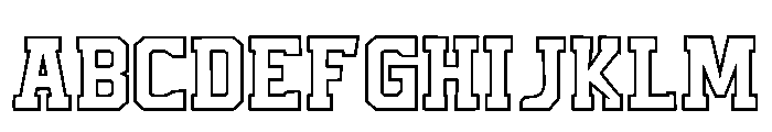 University Pride Regular FONT