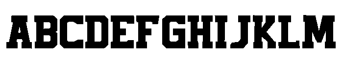University Spirit Regular Font UPPERCASE