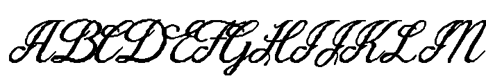 Unnamed-Inkbleed Font UPPERCASE