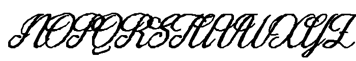 Unnamed-Inkbleed Font UPPERCASE