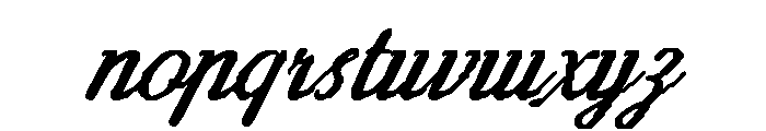 Unnamed-Inkbleed Font LOWERCASE