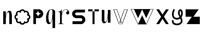 Unpopular Montage Regular Font LOWERCASE