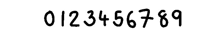 Unschooled  Medium Font OTHER CHARS