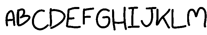 Unschooled  Medium Font UPPERCASE