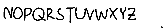 Unschooled  Medium Font UPPERCASE
