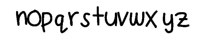 Unschooled  Medium Font LOWERCASE
