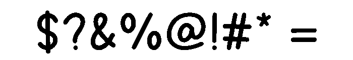 Unseen Ghost Font OTHER CHARS