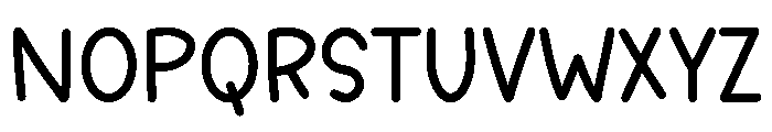 Unseen Ghost Font UPPERCASE