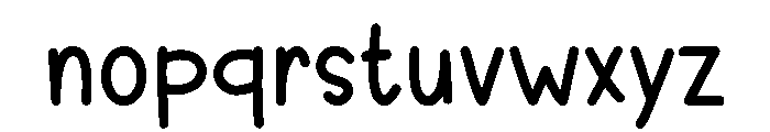 Unseen Ghost Font LOWERCASE
