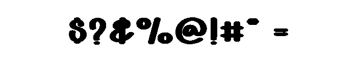 Unstable Font OTHER CHARS