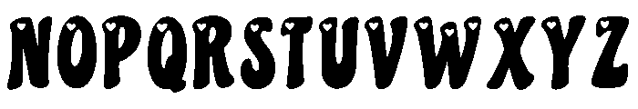 Until Love You Regular Font UPPERCASE