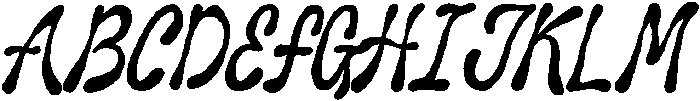 UN Astilla Italic otf (400) Font UPPERCASE