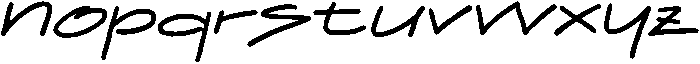 UN Trackvia Marker otf (400) Font LOWERCASE