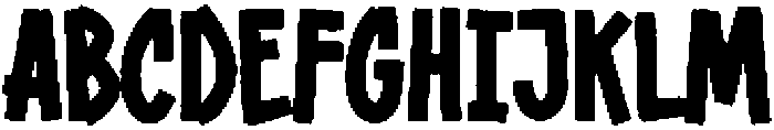 UN Trackvia Rough Display otf (400) Font UPPERCASE