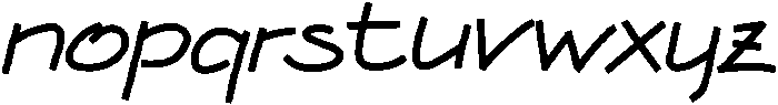 UN Trackvia Sub otf (400) Font LOWERCASE