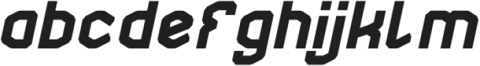 UNDERGROUND Bold Italic otf (700) Font LOWERCASE