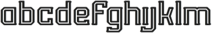 UNDISPUTED-Regular otf (400) Font LOWERCASE