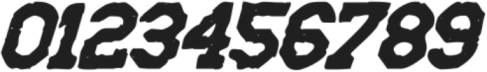 UNI North Letterpress Italic otf (400) Font OTHER CHARS