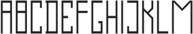 UNIFIED-Thin otf (100) Font UPPERCASE