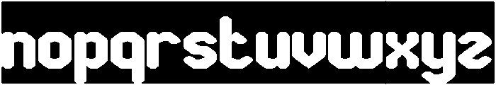 UNITE PRIME-inverse otf (400) Font LOWERCASE