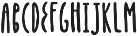 UncertaintyBlack Regular otf (900) Font UPPERCASE