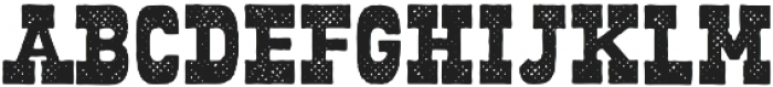 Unchained Halftone otf (400) Font UPPERCASE