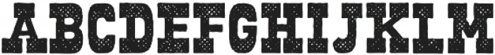 Unchained Halftone otf (400) Font LOWERCASE