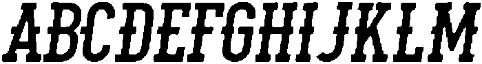 Unchained Spaghetti Italic otf (400) Font UPPERCASE
