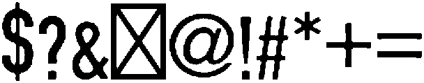 Unchained Spaghetti otf (400) Font OTHER CHARS