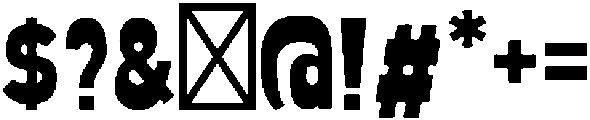 Unchained otf (400) Font OTHER CHARS