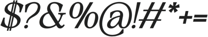 Unclare Black Italic otf (900) Font OTHER CHARS