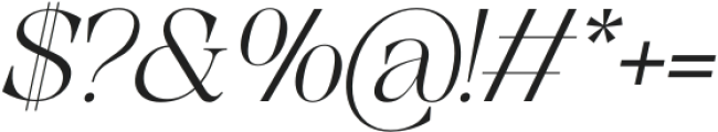Unclare Italic otf (400) Font OTHER CHARS