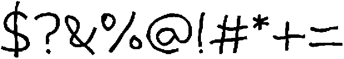 Uncle Busy Regular otf (400) Font OTHER CHARS
