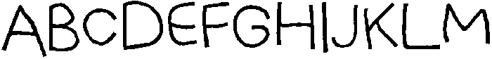 Uncle Busy Regular otf (400) Font UPPERCASE