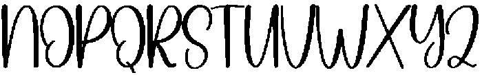 Uncle Stylish Regular otf (400) Font UPPERCASE