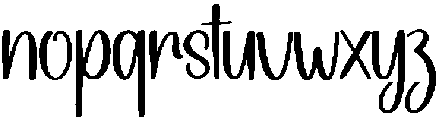 Uncle Stylish Regular otf (400) Font LOWERCASE