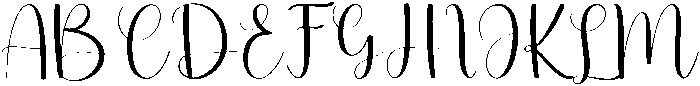 Underline Regular otf (400) Font UPPERCASE