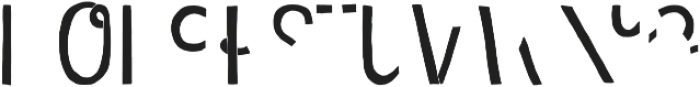 Undersong Half1 otf (400) Font LOWERCASE